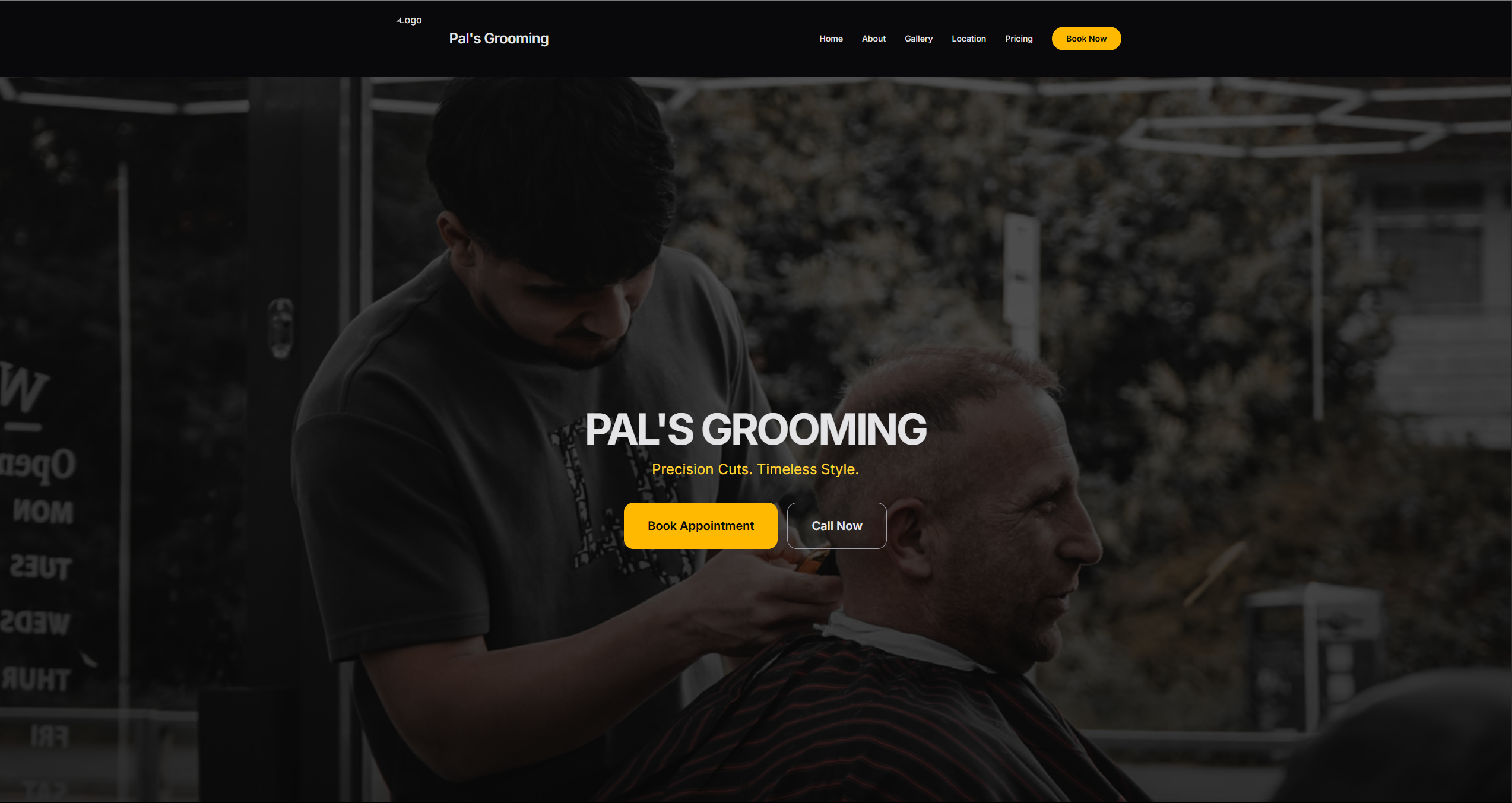 Barbershop Website